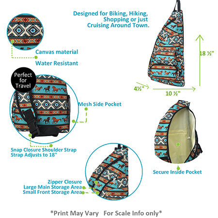 !HOT DEAL! Western Bronco NGIL Sling Backpack